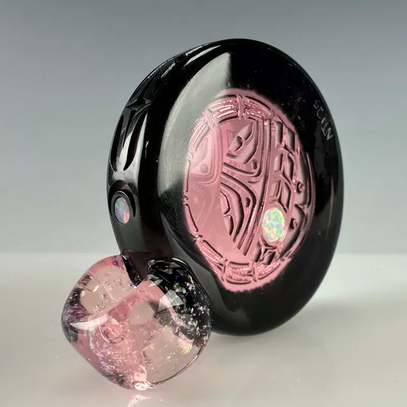 “Breathe ” CFL Pendant by GlassMaze