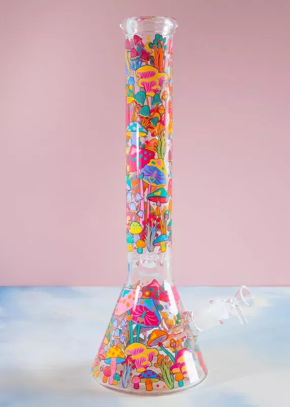 COLORFUL MUSHROOM BONG 16 “