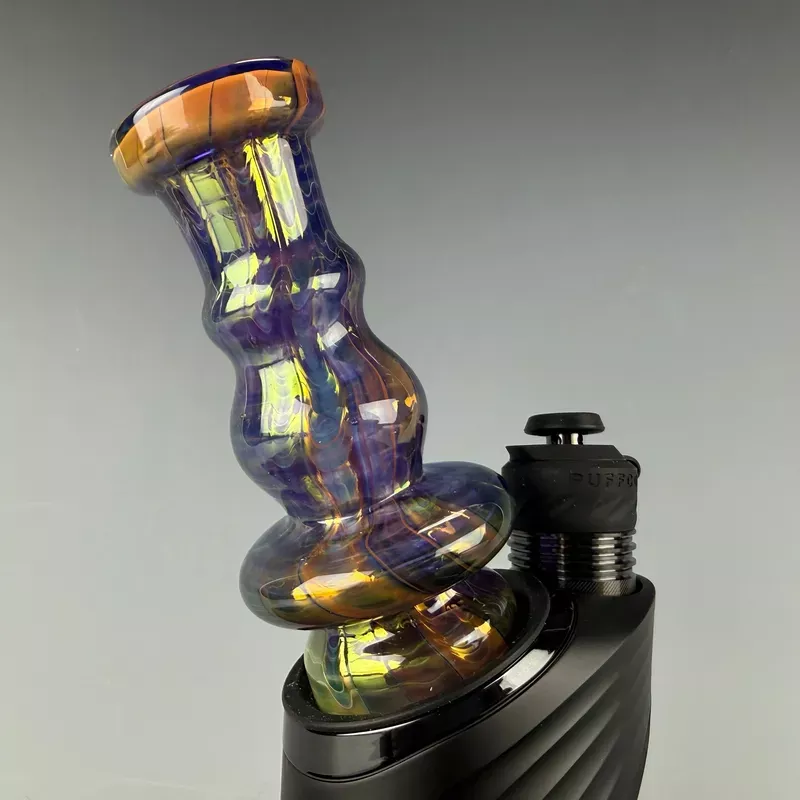 “Double 24K Gold Fumed ” Puffco Dry Top by Carsten Carlile