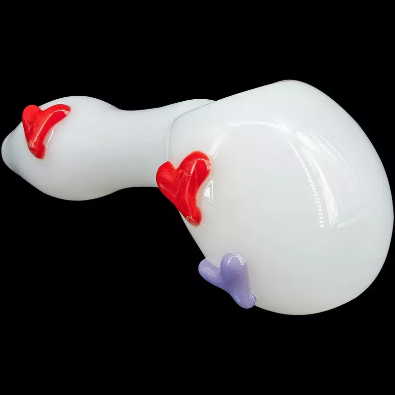 “Drooping Hearts ” Solid White Drooper Spoon