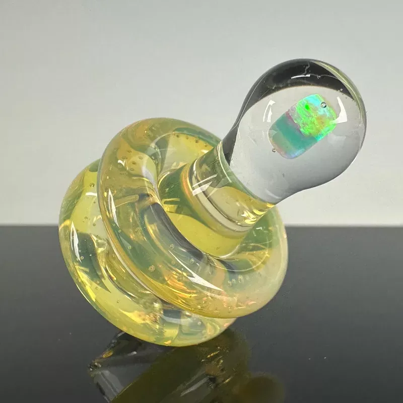 “NS Yellow ” Encased Opal Proxy Rockulus by One Trick Pony